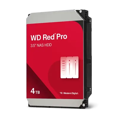 WD Red Pro NAS 4TB 7200rpm HDD 3.5" 256MB SATA 6GB/s