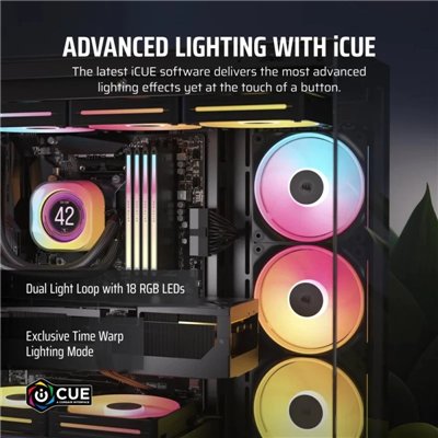 Corsair iCUE LINK LX120-R RGB Pack Triple Ventilador