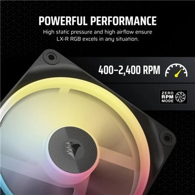 Corsair iCUE LINK LX120-R RGB Pack Triple Ventilador