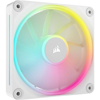 Corsair PWM iCUE LINK LX120 RGB Paquete Triple 120 mm Blanco