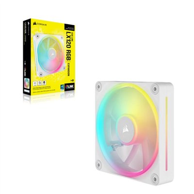 Corsair PWM iCUE LINK LX120 RGB Expansión Ventilador Blanco 120