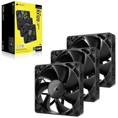 Corsair iCUE LINK RX120 Starter Negro Kit 3 Ventiladores