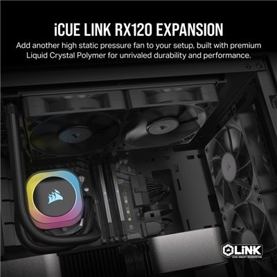 Corsair iCUE LINK RX120 Expansion Negro Ventilador