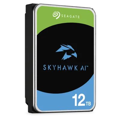 Seagate 12TB SkyHawk AI Surveillance HDD 3.5" 256MB SATA 6GB/s