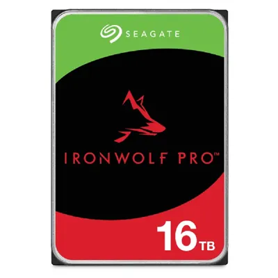 Seagate 16TB IronWolf Pro NAS 7200rpm HDD 3.5" SATA 6GB/s 256Mb