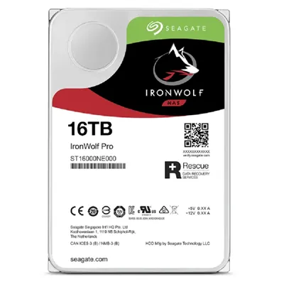 Seagate 16TB IronWolf Pro NAS 7200rpm HDD 3.5" SATA 6GB/s 256Mb