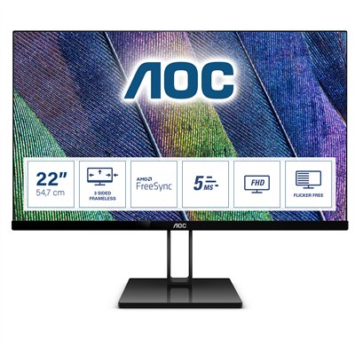 AOC V2 22V2Q pantalla para PC 54,6 cm (21.5") 1920 x 1080