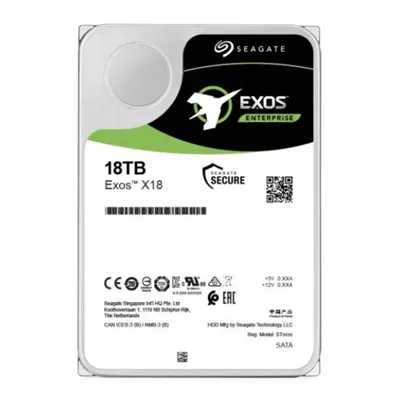 Seagate 18TB Exos X - X18 512e/4Kn 7200rpm HDD 3.5" SAS 12GB/s