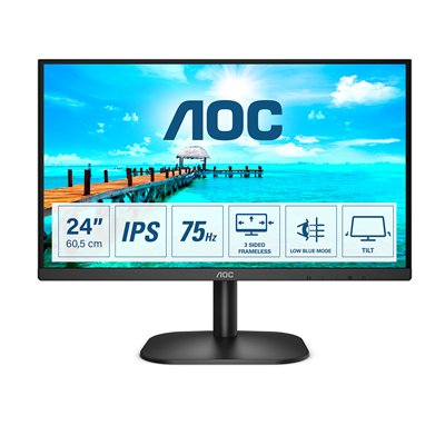 AOC B2 24B2XD LED display 60,5 cm (23.8") 1920 x 1080 Pixeles