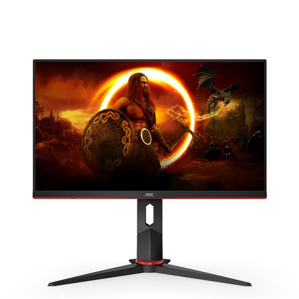 AOC 24G2SU/BK pantalla para PC 60,5 cm (23.8") 1920 x 1080 Pixeles Full HD Negro, Rojo