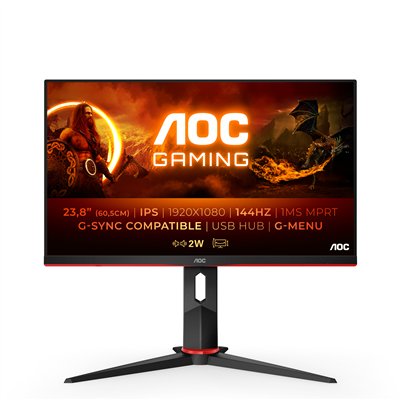 AOC G2 24G2U/BK pantalla para PC 60,5 cm (23.8") 1920 x 1080