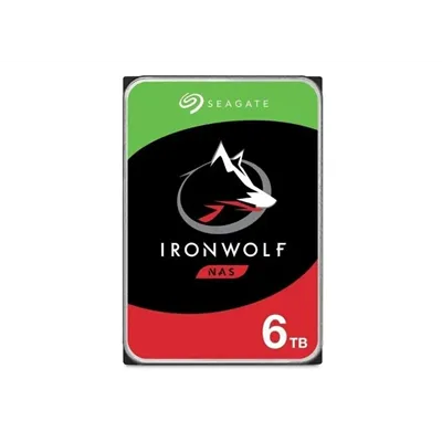 Seagate 6TB IronWolf NAS 5400rpm HDD 3.5" SATA 6GB/s 256MB