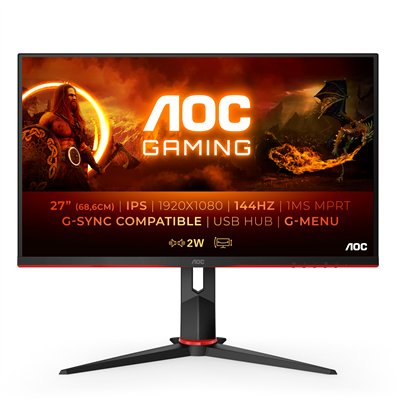 AOC G2 27G2U/BK pantalla para PC 68,6 cm (27") 1920 x 1080