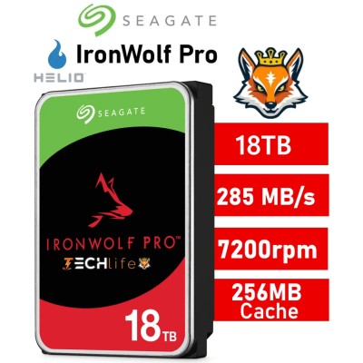 Seagate 18TB IronWolf Pro NAS 7200rpm HDD 3.5" SATA 6GB/s 256Mb