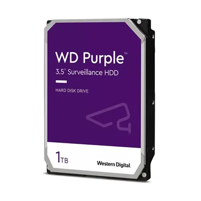 WD Purple 1TB 5400rpm HDD 3.5" 64MB SATA 6GB/s para NVR y DVR