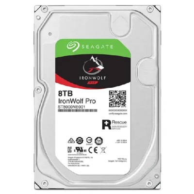 Seagate 8TB IronWolf Pro NAS 7200rpm HDD 3.5" SATA 6GB/s 256MB