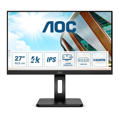 AOC P2 U27P2 LED display 68,6 cm (27") 3840 x 2160 Pixeles 4K