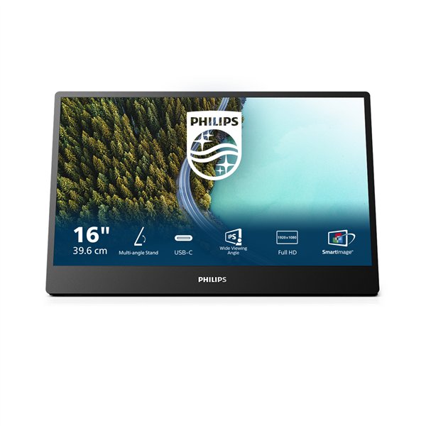 Philips 3000 series 16B1P3302/00 LED display 39,6 cm (15.6") 1920 x 1080 Pixeles Full HD Negro