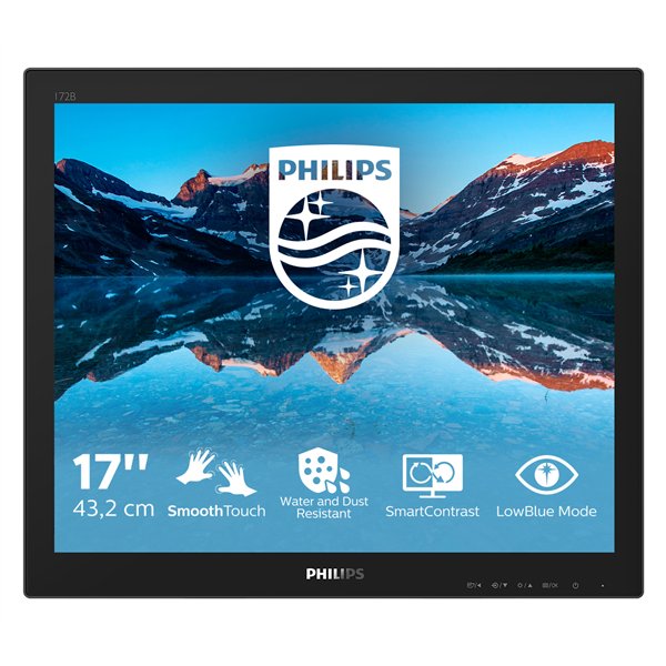 Philips 172B9TN/00 pantalla para PC 43,2 cm (17") 1280 x 1024 Pixeles HD LCD Pantalla táctil Mesa Negro