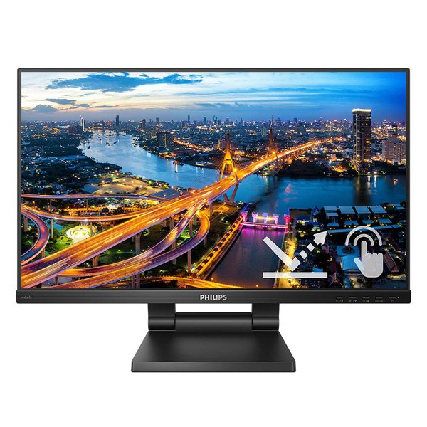 Philips B Line 222B1TC/00 pantalla para PC 54,6 cm (21.5") 1920 x 1080 Pixeles Full HD LED Pantalla táctil Negro