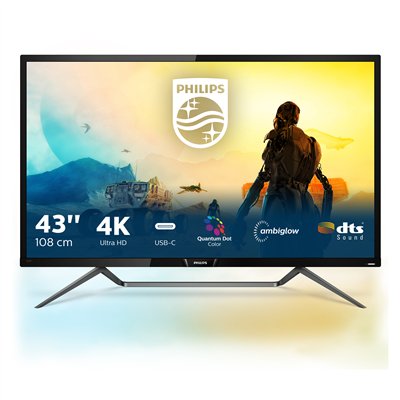 Philips M Line Pantalla 4K HDR con Ambiglow 436M6VBPAB/00