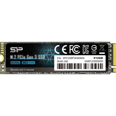 Silicon Power A60 NVMe SSD 512GB con DisiPador PCIe 3.0