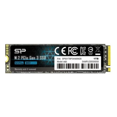 Silicon Power A60 NVMe SSD 1TB PCIe 3.0 2200MB/sM.2 2280