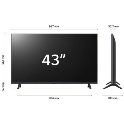 LG UHD 43UR78006LK.API Televisor 109,2 cm (43") 4K Ultra HD