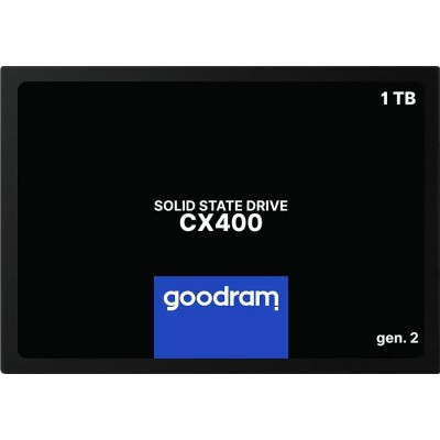 Goodram CX400 Gen2 SSD 1TB de 2.5" a 550MB/s SATA 6GB/s con 3D