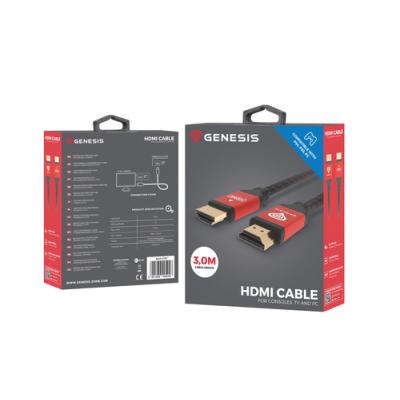 GENESIS NKA-0787 cable HDMI 3 m HDMI tipo A (Estándar) Negro