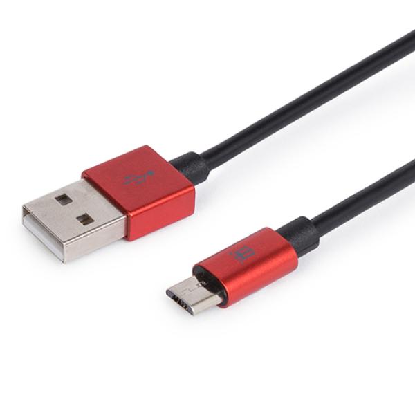 Maillon Technologique Premium MTPMUR241 cable USB USB 2.0 1 m USB A Micro-USB B Rojo