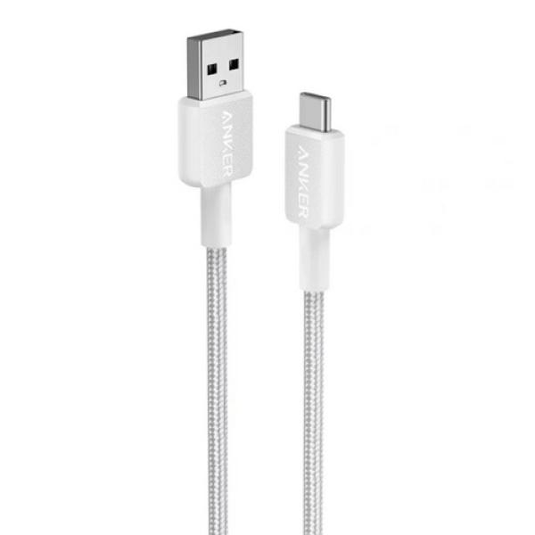 Anker A81H5G21 cable USB 0,9 m USB A USB C Blanco