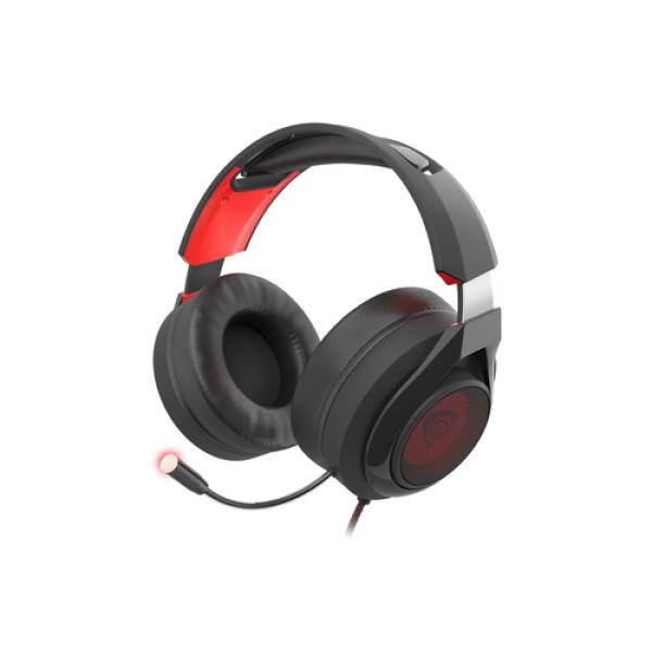 GENESIS Radon 610 Auriculares Alámbrico Diadema Juego USB tipo A Negro, Rojo