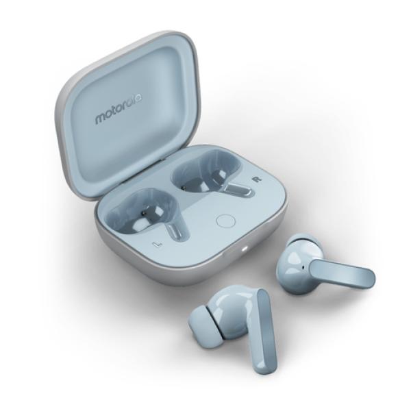 Motorola Moto Buds Auriculares Inalámbrico Dentro de oído Llamadas/Música/Deporte/Uso diario Bluetooth Azul