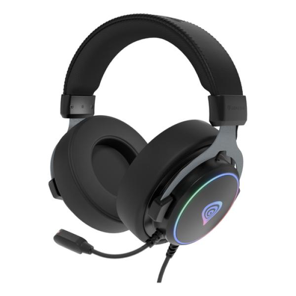 GENESIS Neon 764 Auriculares Alámbrico Diadema Juego USB tipo A Negro