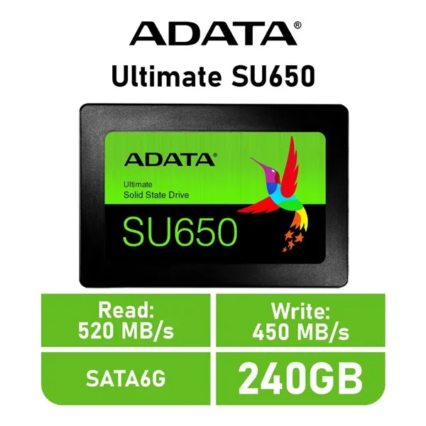 ADATA Ultimate SU630 SSD 240GB 2.5" a 520MB/s SATA 6GB/s