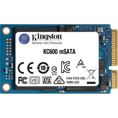 Kingston SSDNow KC600 512GB mSATA 6GB/s