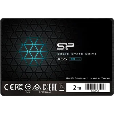 Silicon Power Slim A55 3D NAND 2TB 2.5" SATA 6GB/s 460MB/s