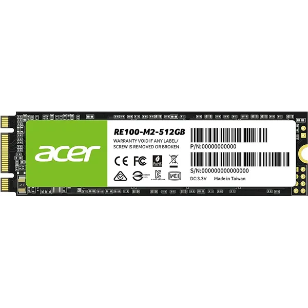 Acer RE100 M.2 SSD 512GB a 560MB/s 2280