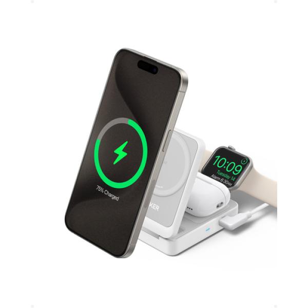 Anker B2557321 cargador de dispositivo móvil Auriculares, Auriculares, Smartphone, Reloj inteligente Blanco Corriente alterna Ca