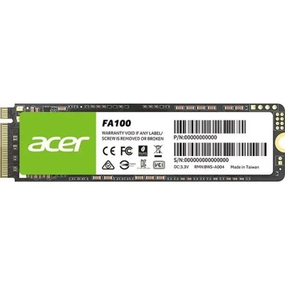 Acer FA100 SSD NVMe 256GB a 1950MB/s PCIe 3.0 M.2 2280