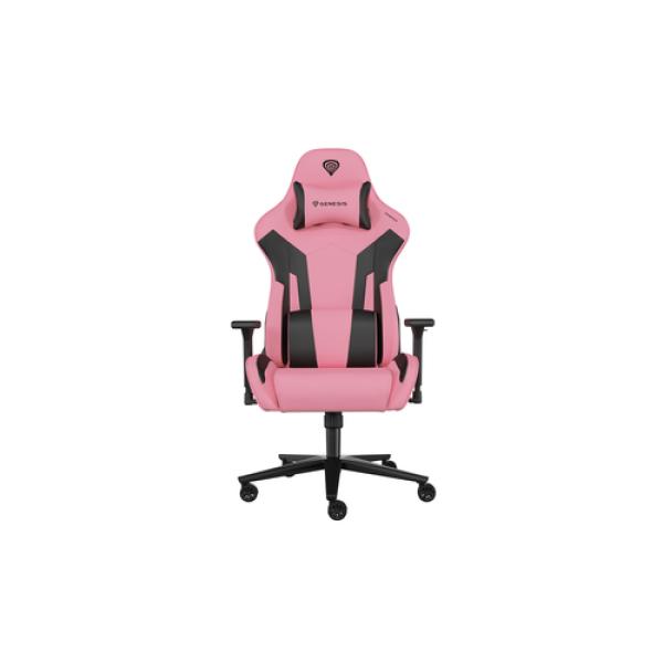 GENESIS Nitro 720 Silla para videojuegos de PC Asiento inflable Negro, Rosa