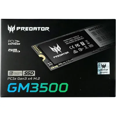 Acer Predator GM3500 SSD NVMe 512GB a 3400MB/s PCIe 3.0 M.2 2280