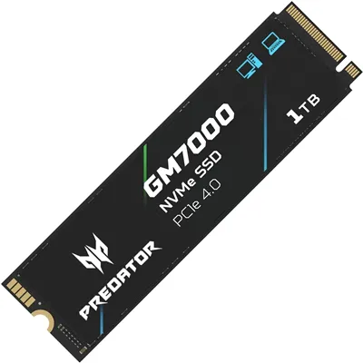 Acer Predator GM7000 Disipador SSD NVMe 1TB a 7400MB/s PCIe 4.0