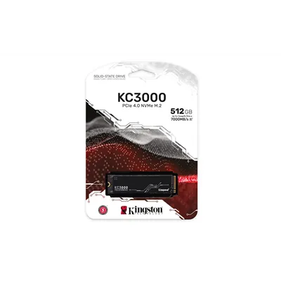 Kingston KC3000 SSD 512GB PCIe 4.0 NVMe a 7000MB/s M.2 2280 con