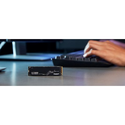 Kingston KC3000 SSD 2TB PCIe 4.0 NVMe a 7000MB/s M.2 2280 con