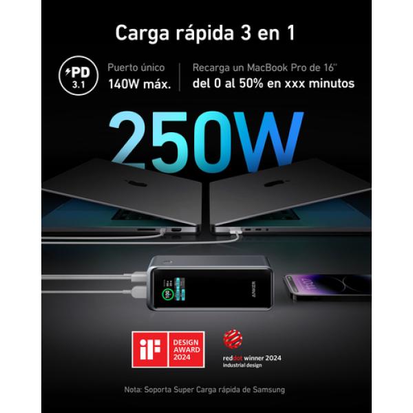 Anker Prime 27650 mAh Negro