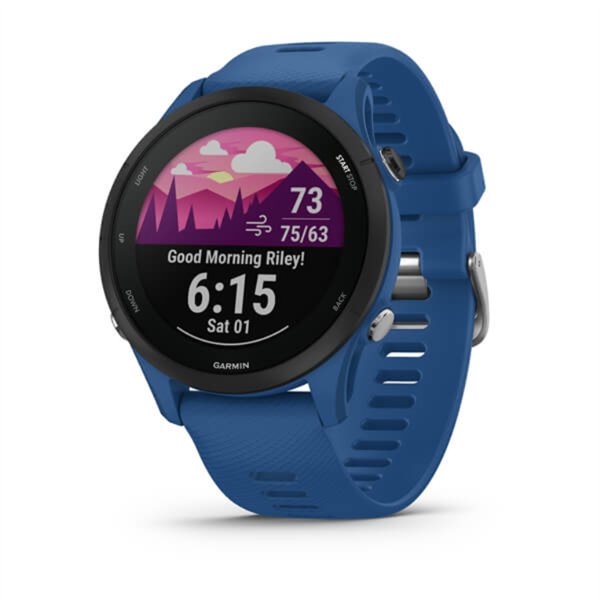 Garmin Forerunner 255 3,3 cm (1.3") MIP 46 mm Digital 260 x 260 Pixeles Azul Wifi GPS (satélite)