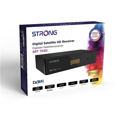 Strong SRT 7030 descodificador para televisor Satélite HD Negro