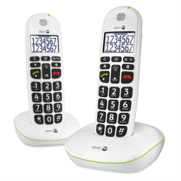 Doro PhoneEasy 110 Teléfono DECT Identificador de llamadas Blanco